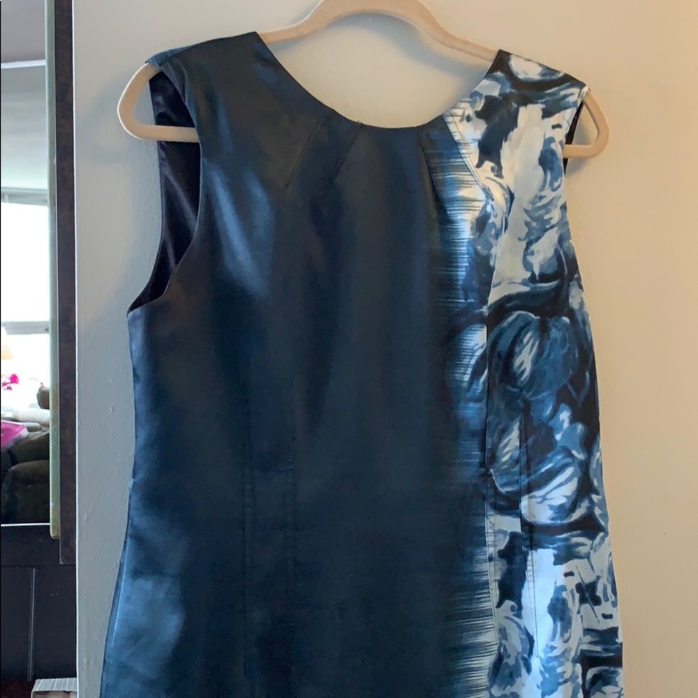 Navy silk Dress